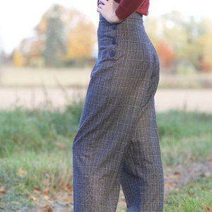 Button-up vintage pants